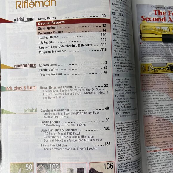 American Rifleman NRA Magazine October 2010 Vol 158 No 10 u National Rifle Assoc - Picture 12 of 13